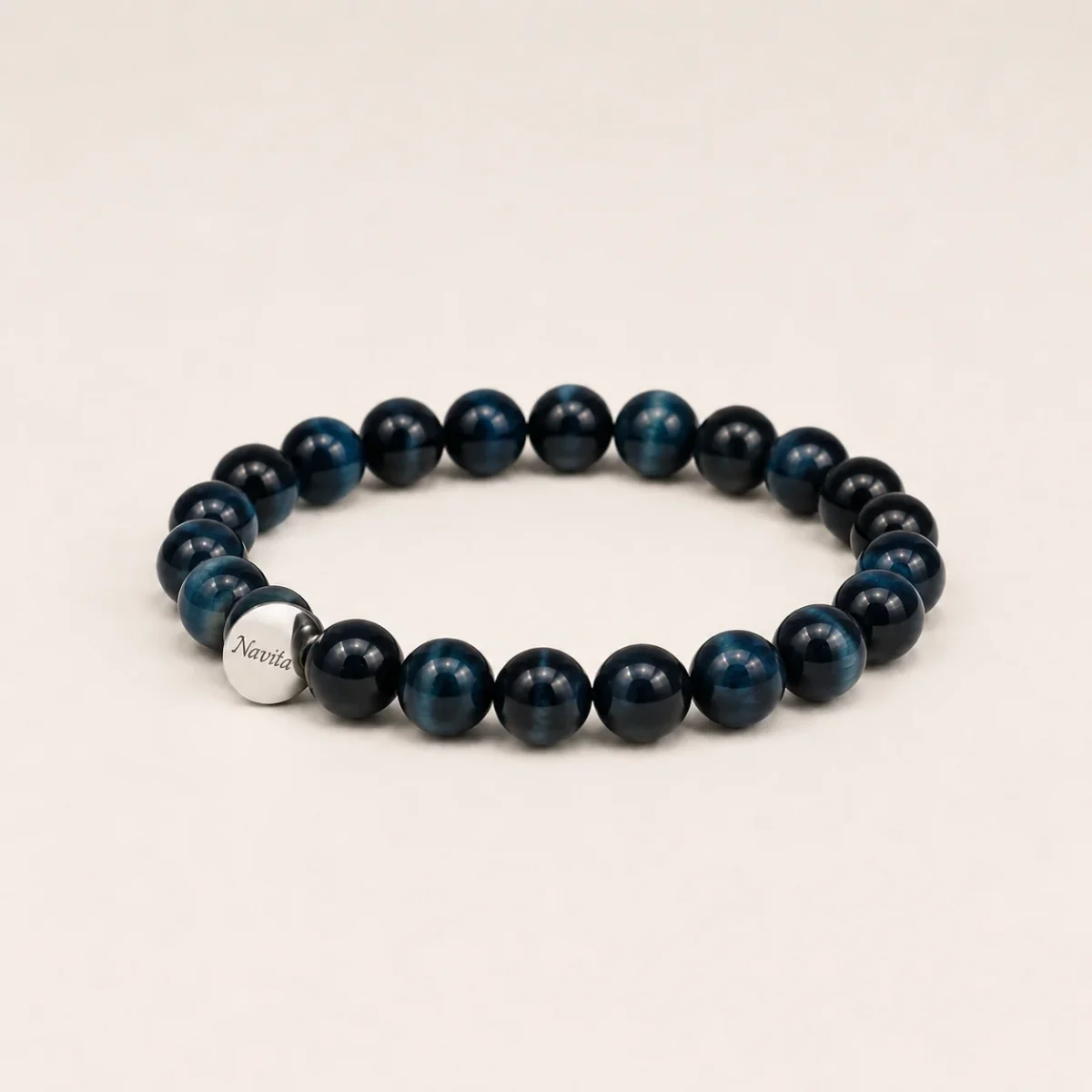 Pulseira Olho-de-tigre Azul