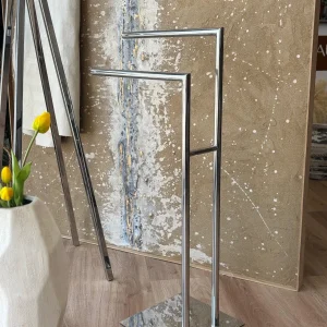 Porta-Toalhas Dual Inox Polido