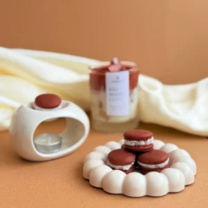 Wax Melt Macaroon de Café Mocha - perfeito para quem ama café