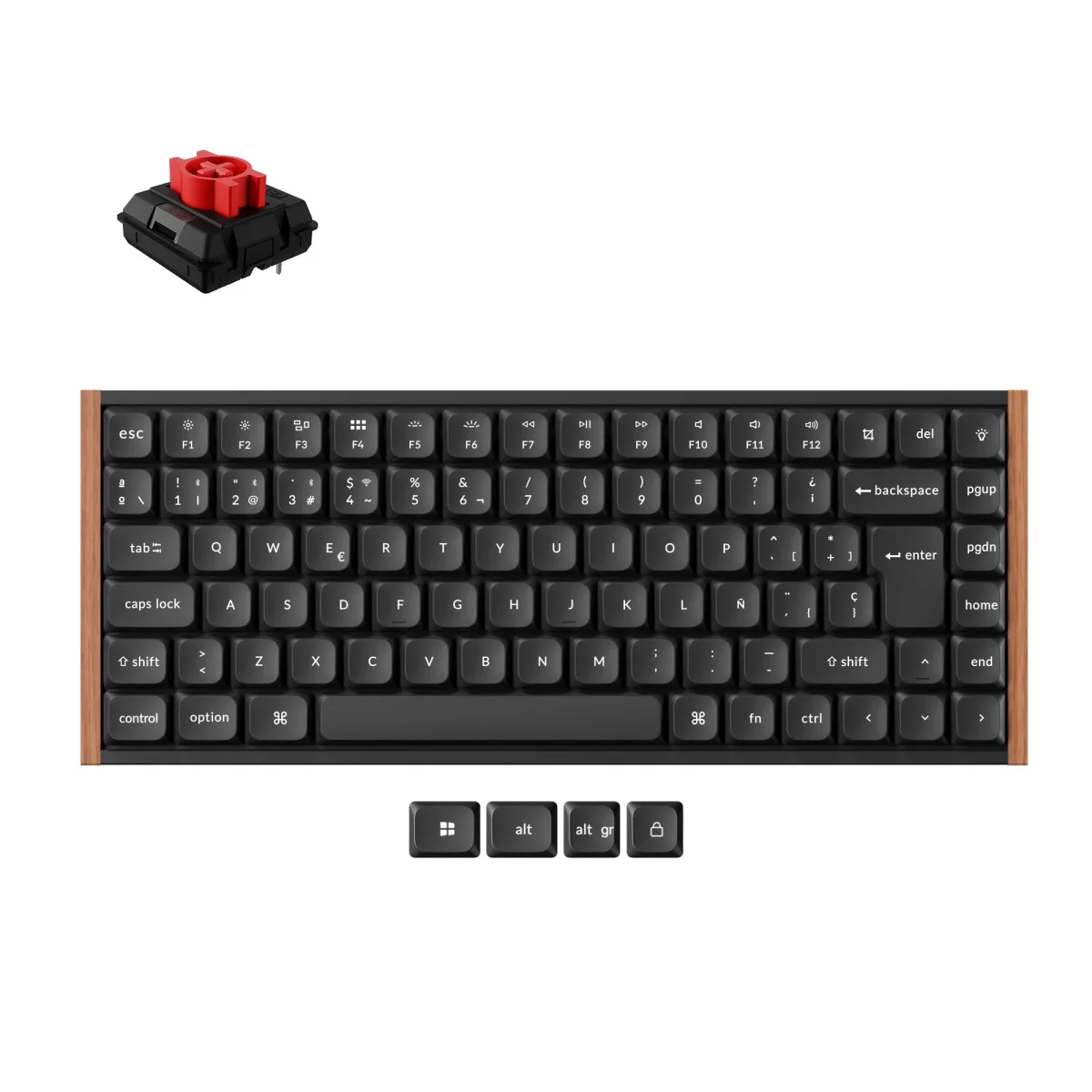 Coleção de teclados mecânicos sem fios personalizados Keychron K3 Ultra 8K com disposição ISO - Image 6