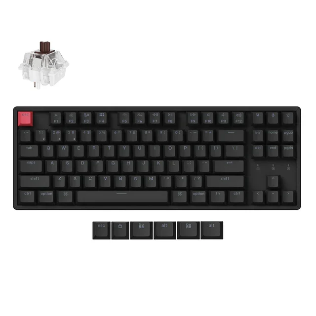 Teclado Mecânico Sem Fios Keychron K8 QMK (Version 2) (Layout US ANSI)