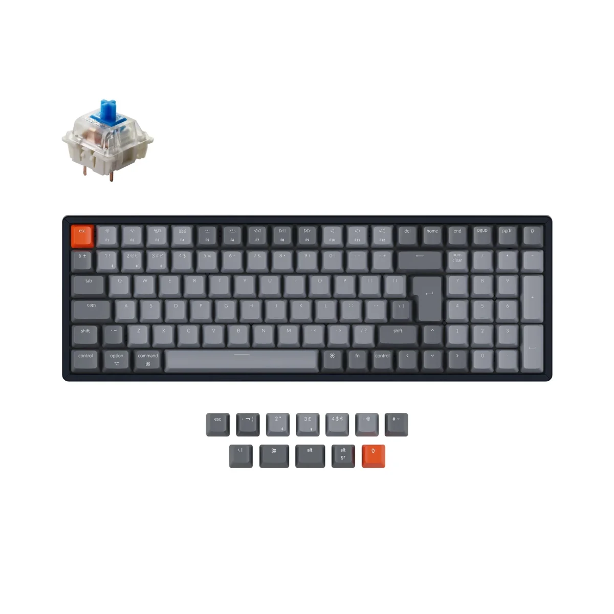 Teclado Mecânico Sem Fios Keychron K4 (Layout ISO UK) - Version 2 - Image 9