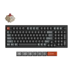 Teclado mecânico personalizável sem fios Keychron V5 Ultra 8K (disposição ANSI dos EUA)