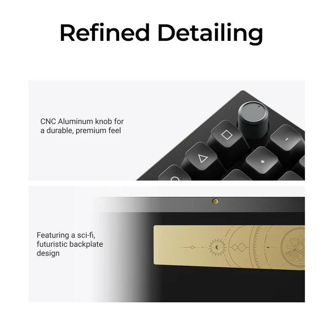 Teclado mecânico personalizado sem fios Keychron Q5 Ultra 8K - Image 4