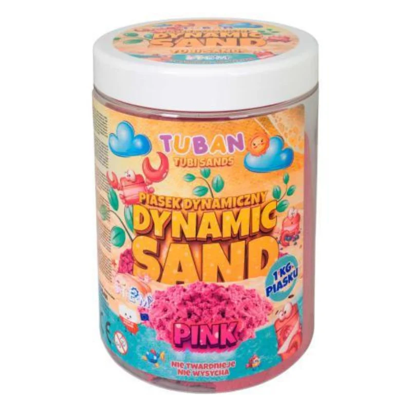 Areia Cinética Tuban Rosa 1kg