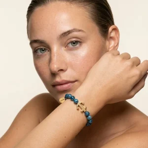 Pulseira Apatite Azul