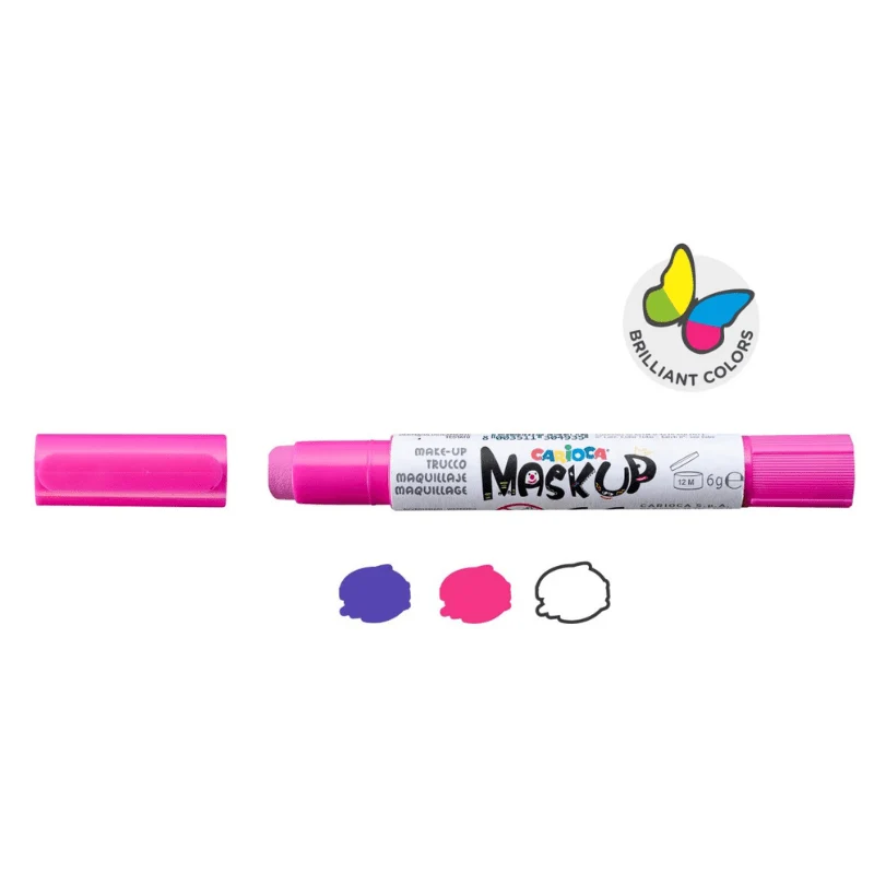Pintura facial mask up 3 cores, Carioca - Image 3