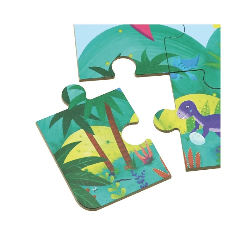 Puzzle 4 em 1 Dinossauros 3+ - Image 7