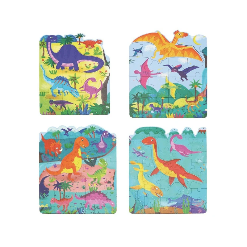 Puzzle 4 em 1 Dinossauros 3+ - Image 4