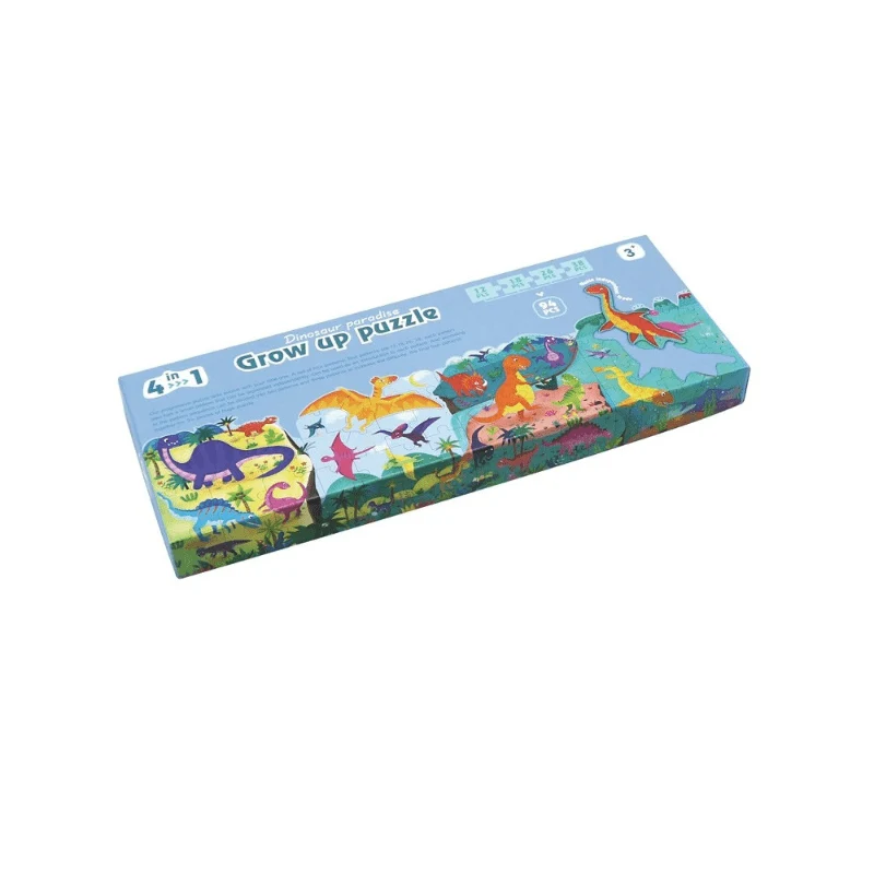 Puzzle 4 em 1 Dinossauros 3+ - Image 2