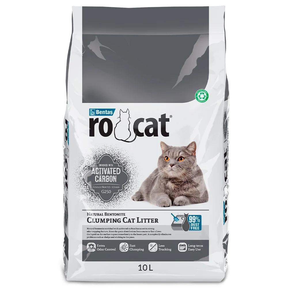 Ro Cat Areia de gato com carvão ativado 10l - Image 2